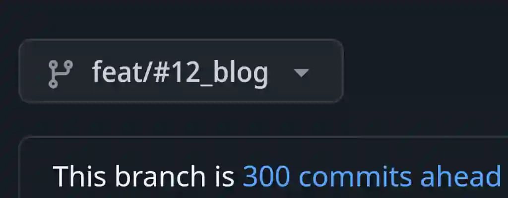 This branch is 300 commits ahead of master